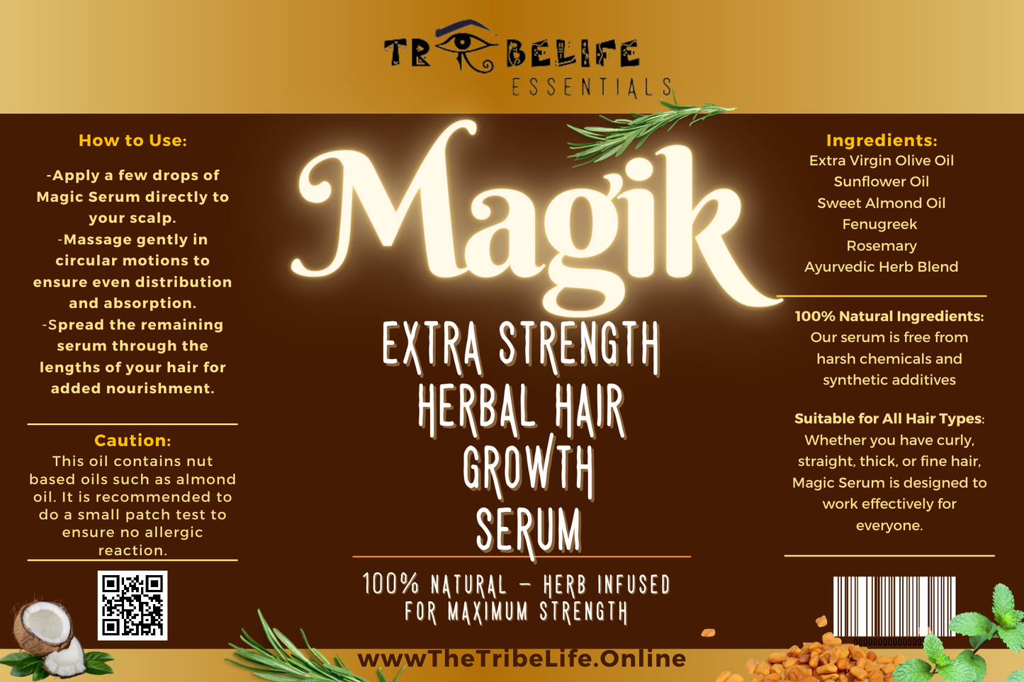 Magik - Extra Strength Herbal Hair Growth Serum